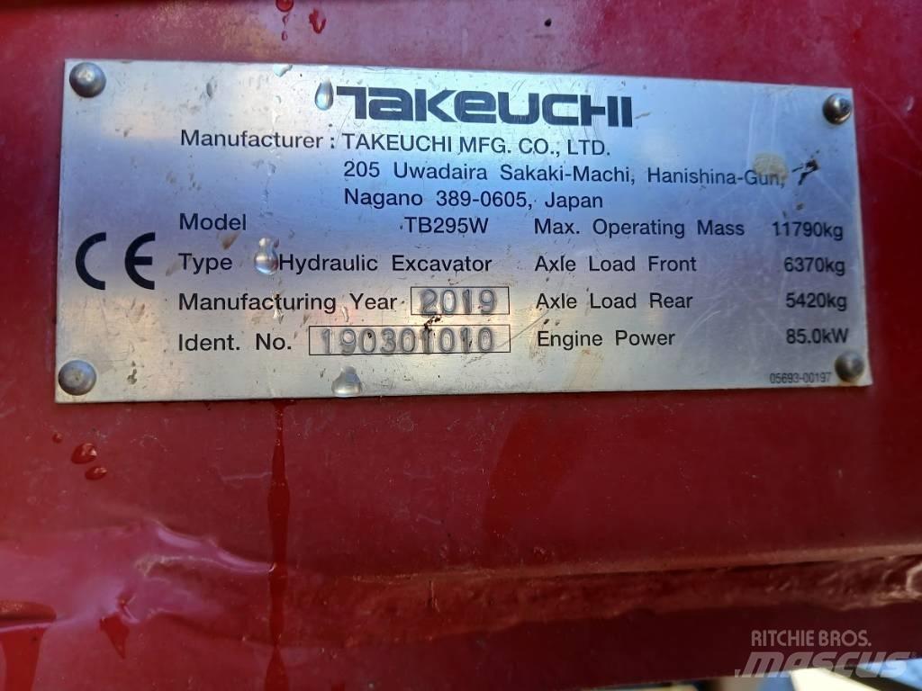 Takeuchi TB 295 W Ekskavatori uz riteņiem