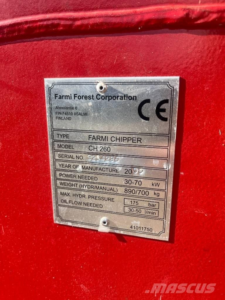 Farmi CH 260 Koksnes šķeldotāji