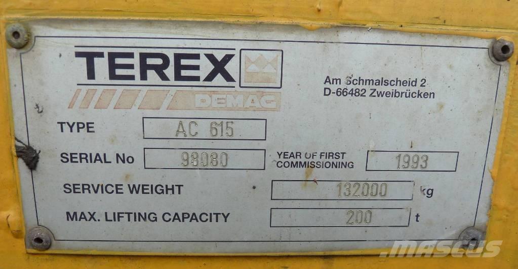 Demag AC 615 Visurgājēji celtņi