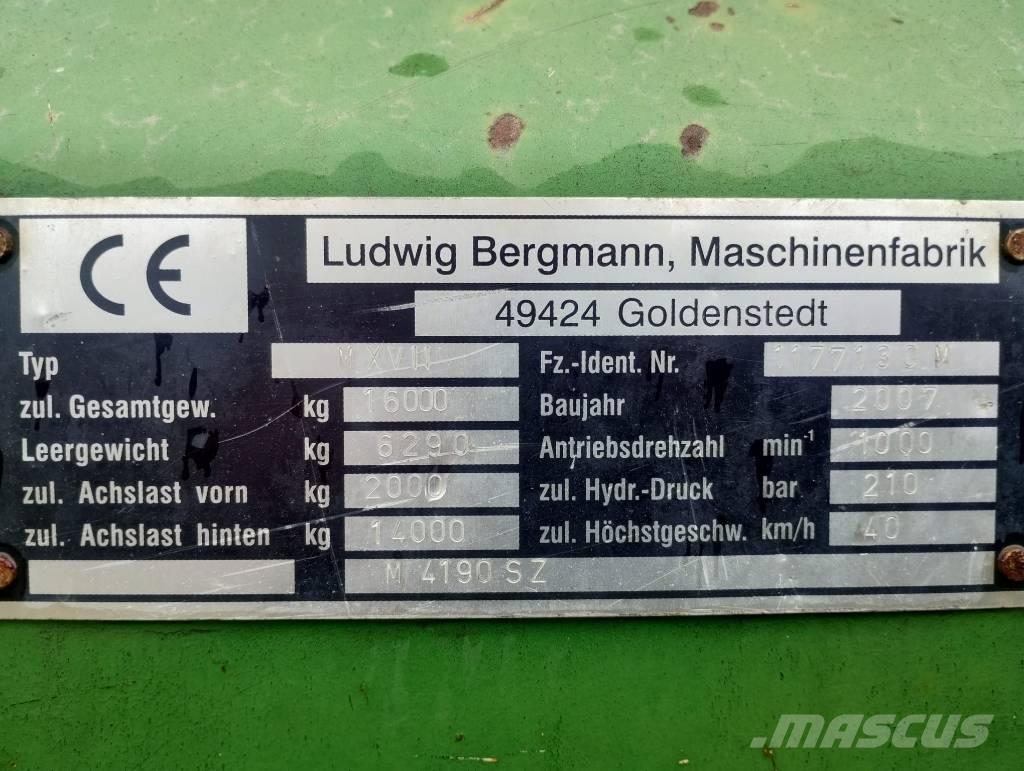 Bergmann M 4190 SZ Lauksaimniecība- Citi