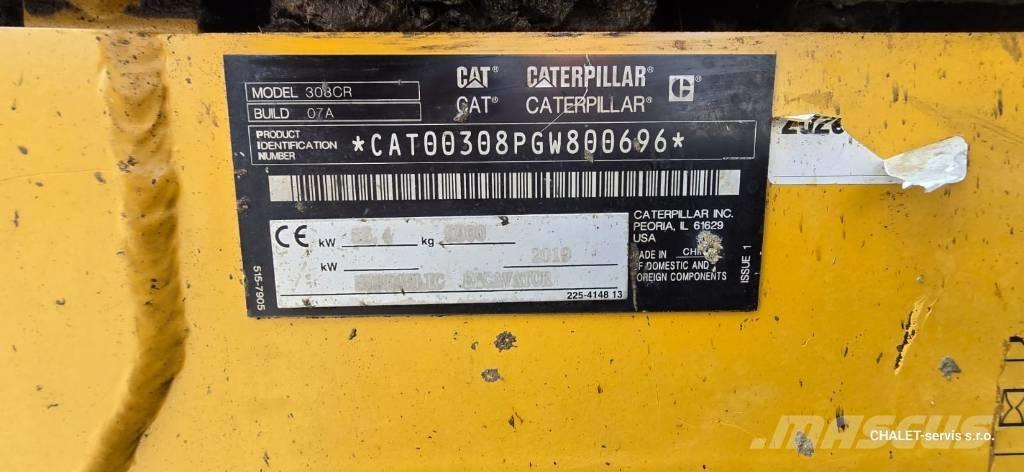 CAT 308 CR Vidēja lieluma ekskavatori 7 t - 12 t