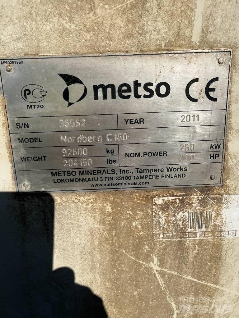 Metso C 160 Drupinātāji