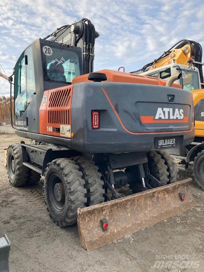 Atlas 160W Ekskavatori uz riteņiem