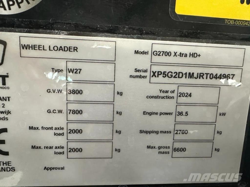 GiANT G2700HD+ Mini iekrāvēji