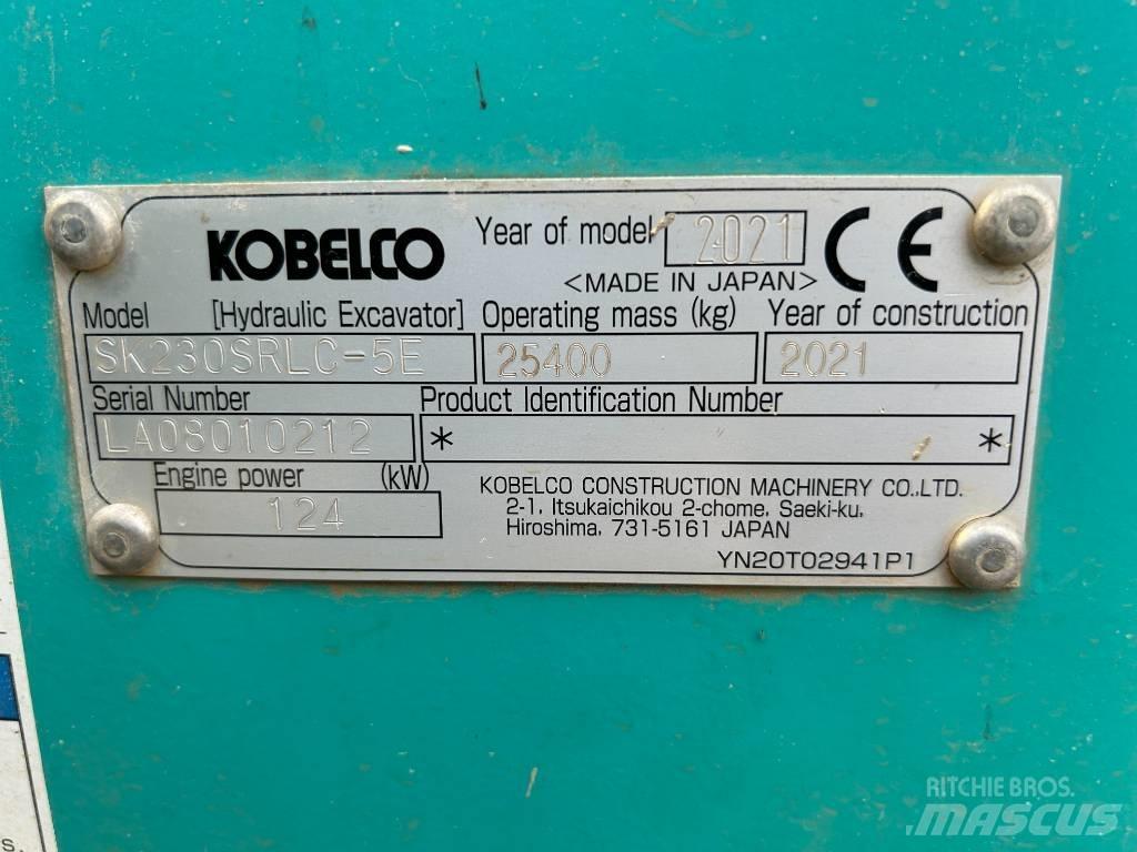 Kobelco SK 230 NLC-5 Kāpurķēžu ekskavatori