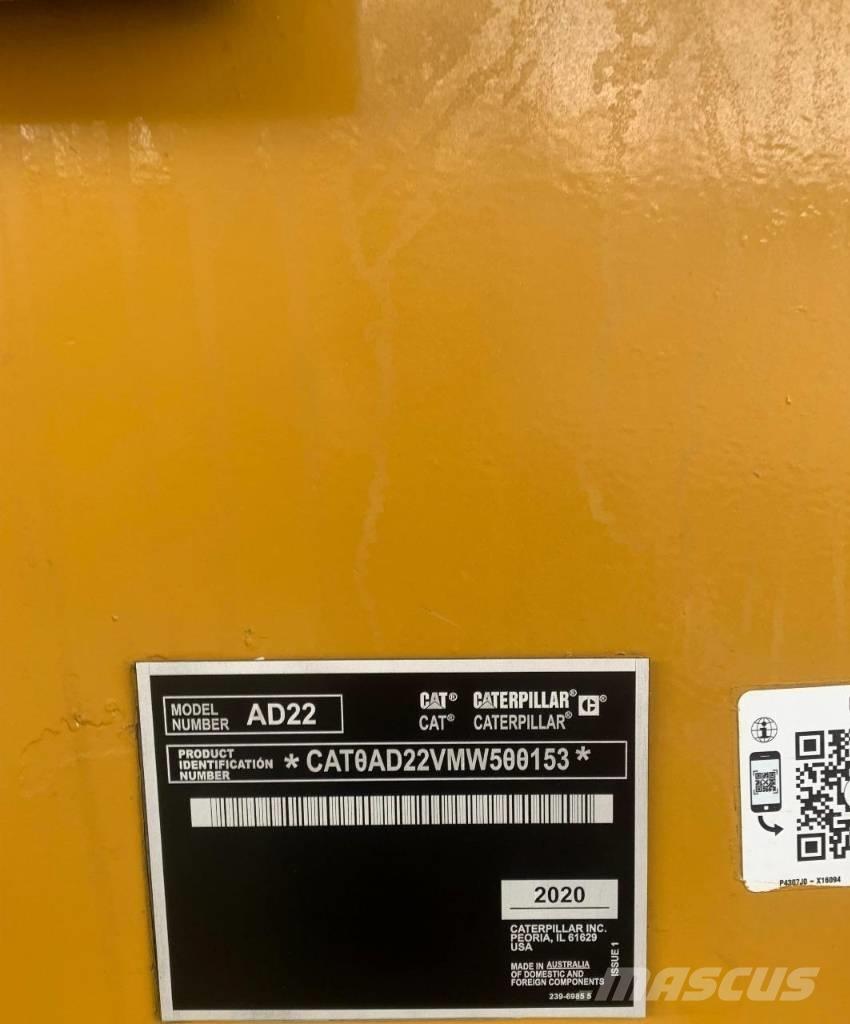 CAT AD 22 Pašizgāzējs