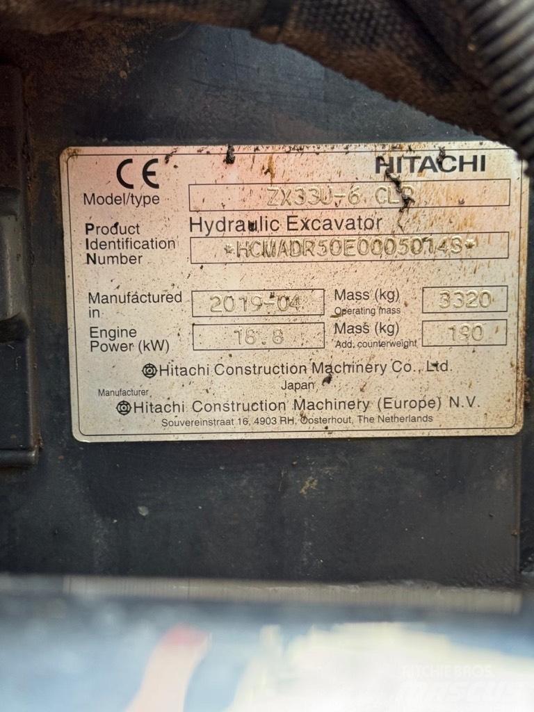 Hitachi ZX 33 U-6 Mini ekskavatori < 7 t