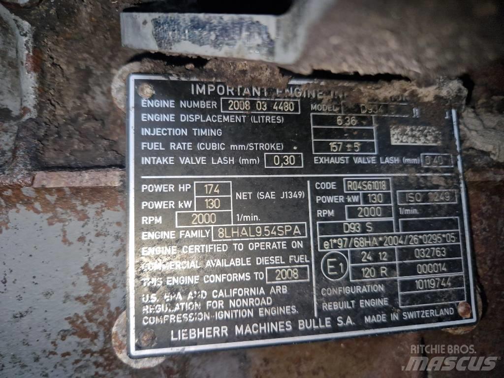 Liebherr D934S A4 Dzinēji