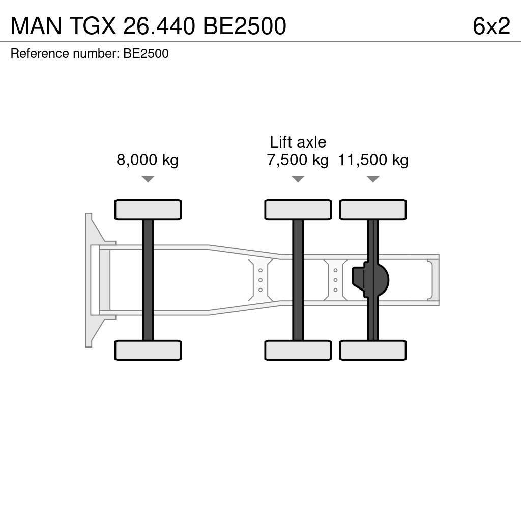 MAN TGX 26.440 Vilcēji