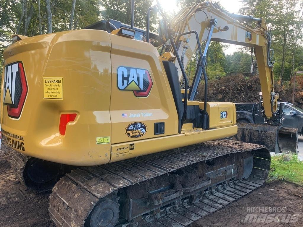 CAT 313 Kāpurķēžu ekskavatori