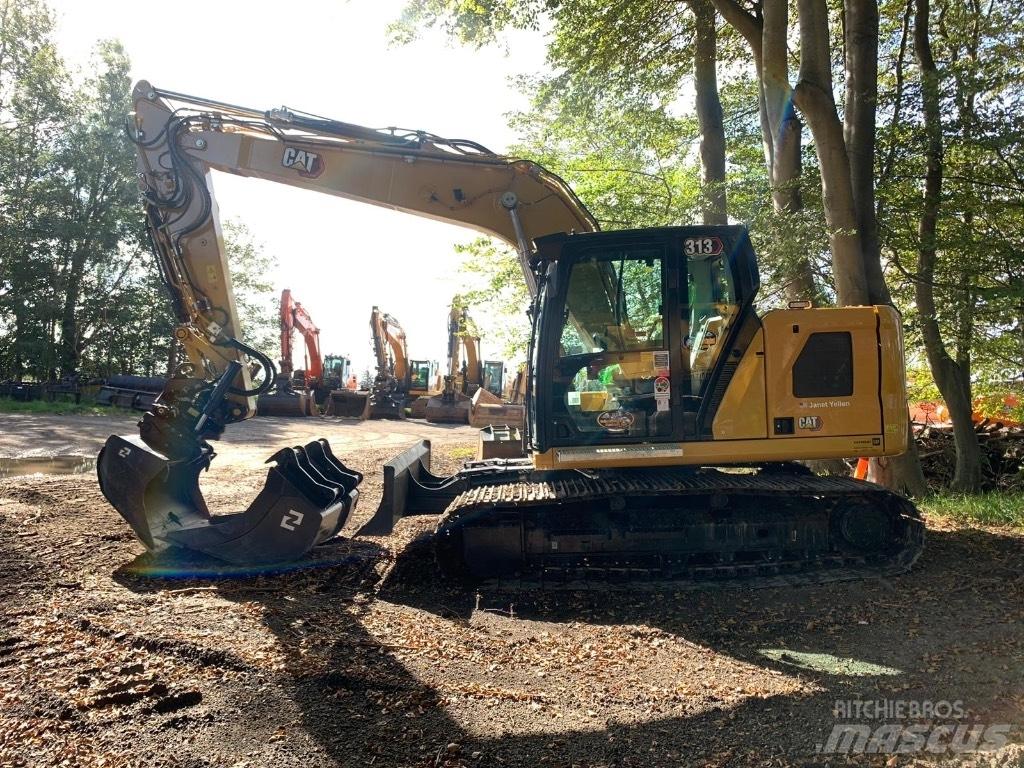 CAT 313 Kāpurķēžu ekskavatori
