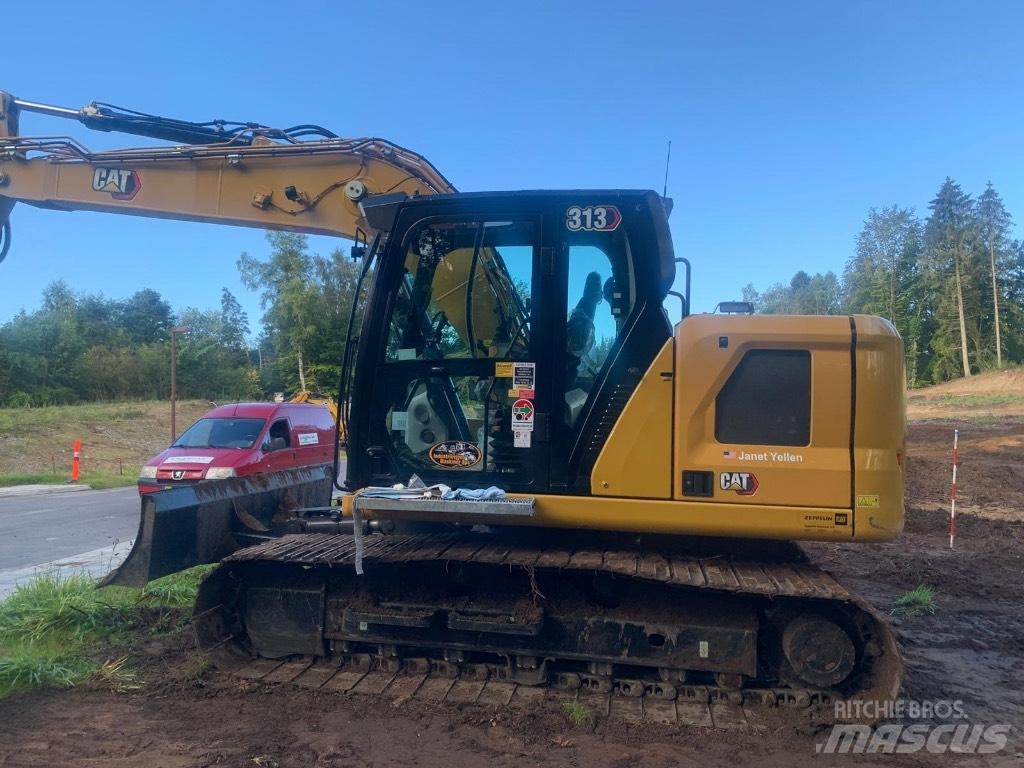 CAT 313 Kāpurķēžu ekskavatori