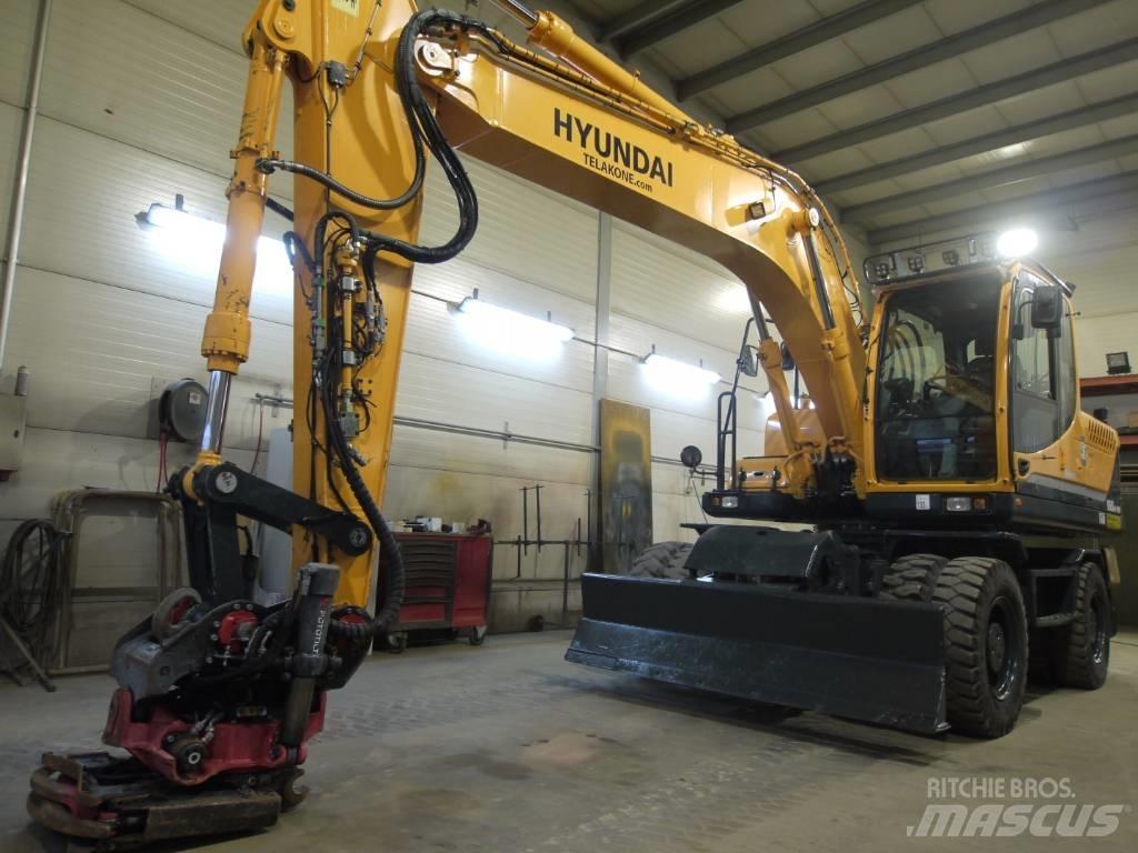 Hyundai R 160 W-9A Ekskavatori uz riteņiem