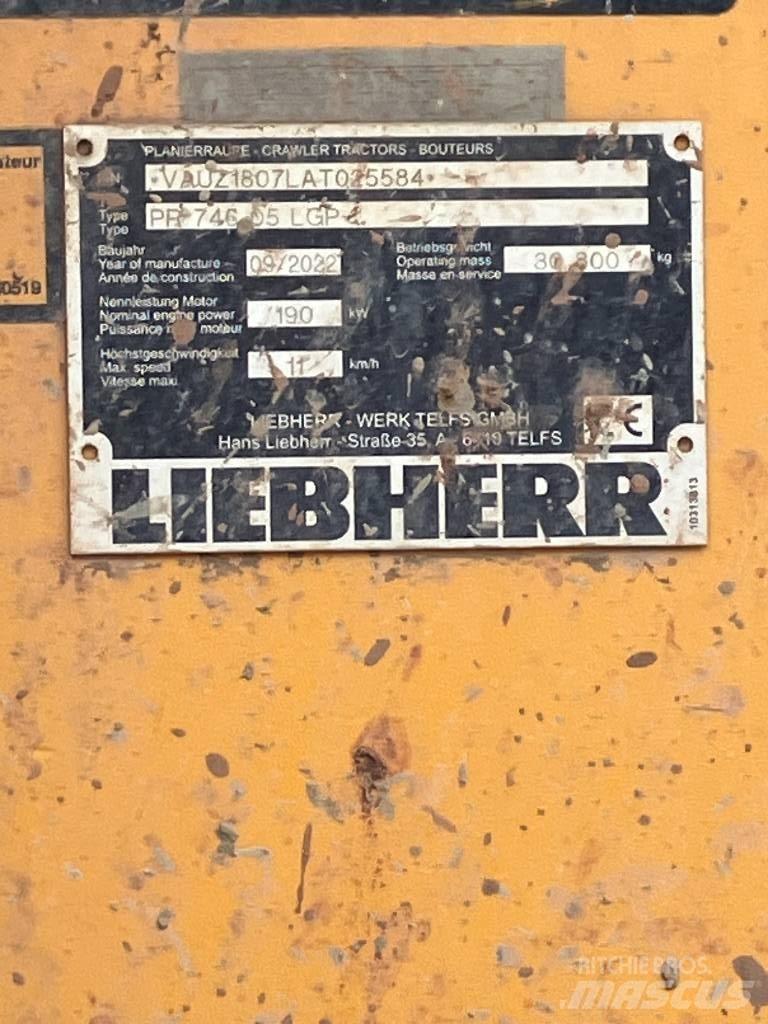 Liebherr PR 746 Kāpurķēžu buldozeri