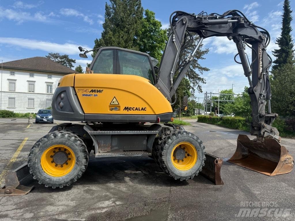 Mecalac 714 MW Ekskavatori uz riteņiem