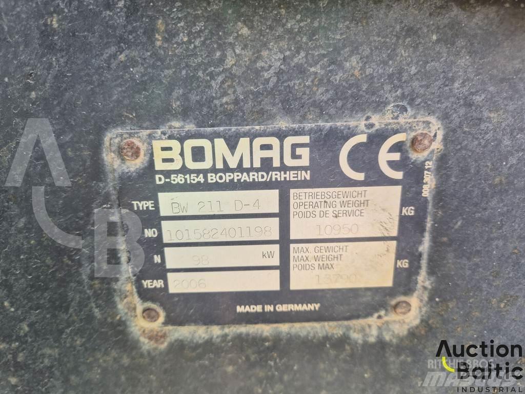 Bomag BW 211 D-4 Vienvalča grunts veltņi