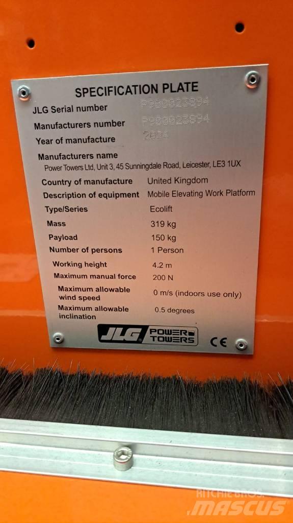 JLG Ecolift (NEW 2024) Citi pacēlāji un platformas