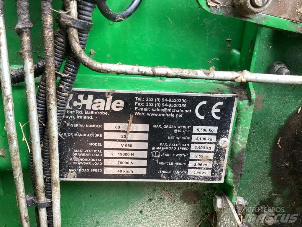 McHale V 660 Rituļu preses