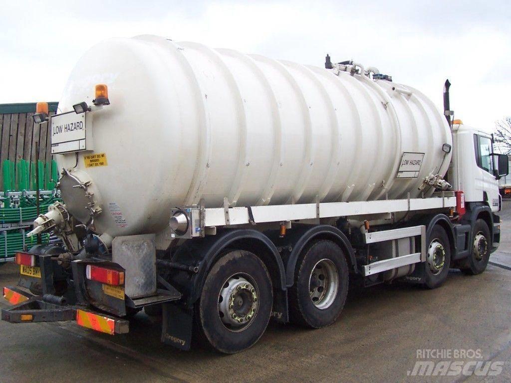 Scania P 380 Kombinētās vakumsūkņa mašīnas