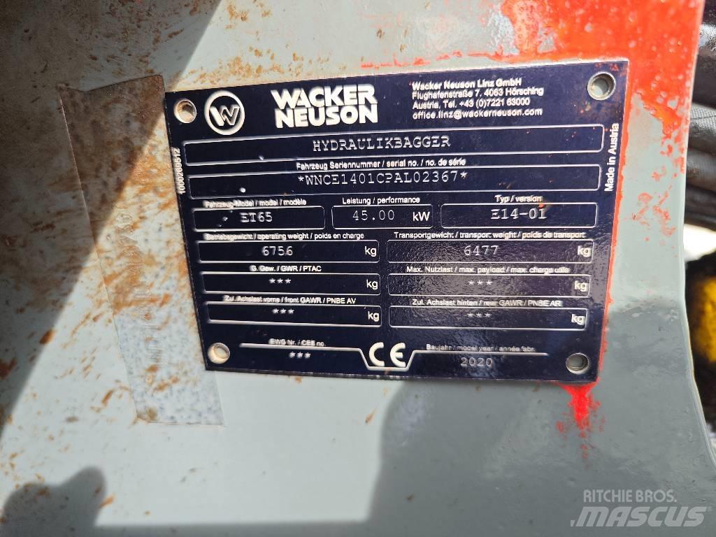 Wacker Neuson ET 65 Kāpurķēžu ekskavatori