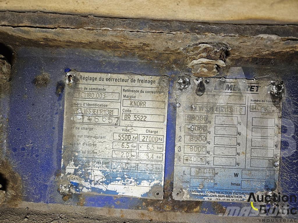 Lamberet YS-2P5 Tents puspiekabes