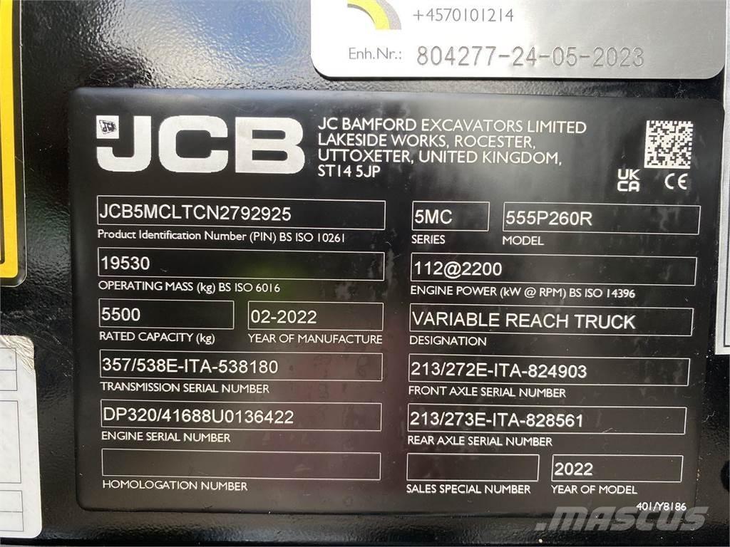 JCB 555-260R Teleskopiskie manipulatori