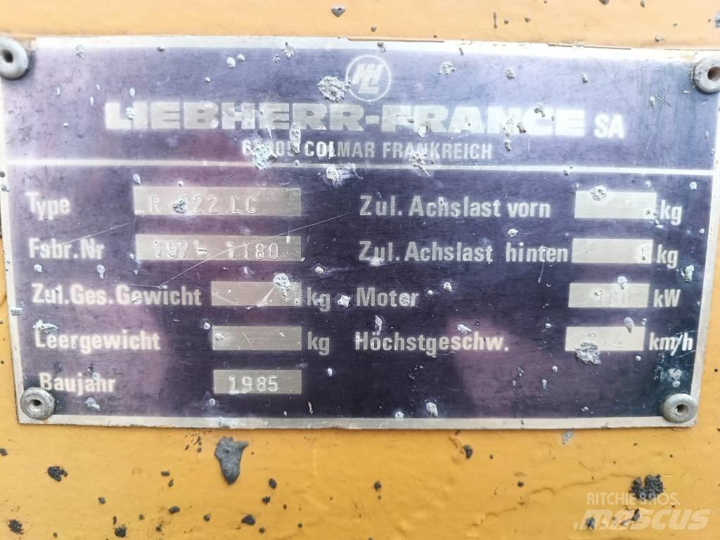Liebherr R 922 L Kāpurķēžu ekskavatori
