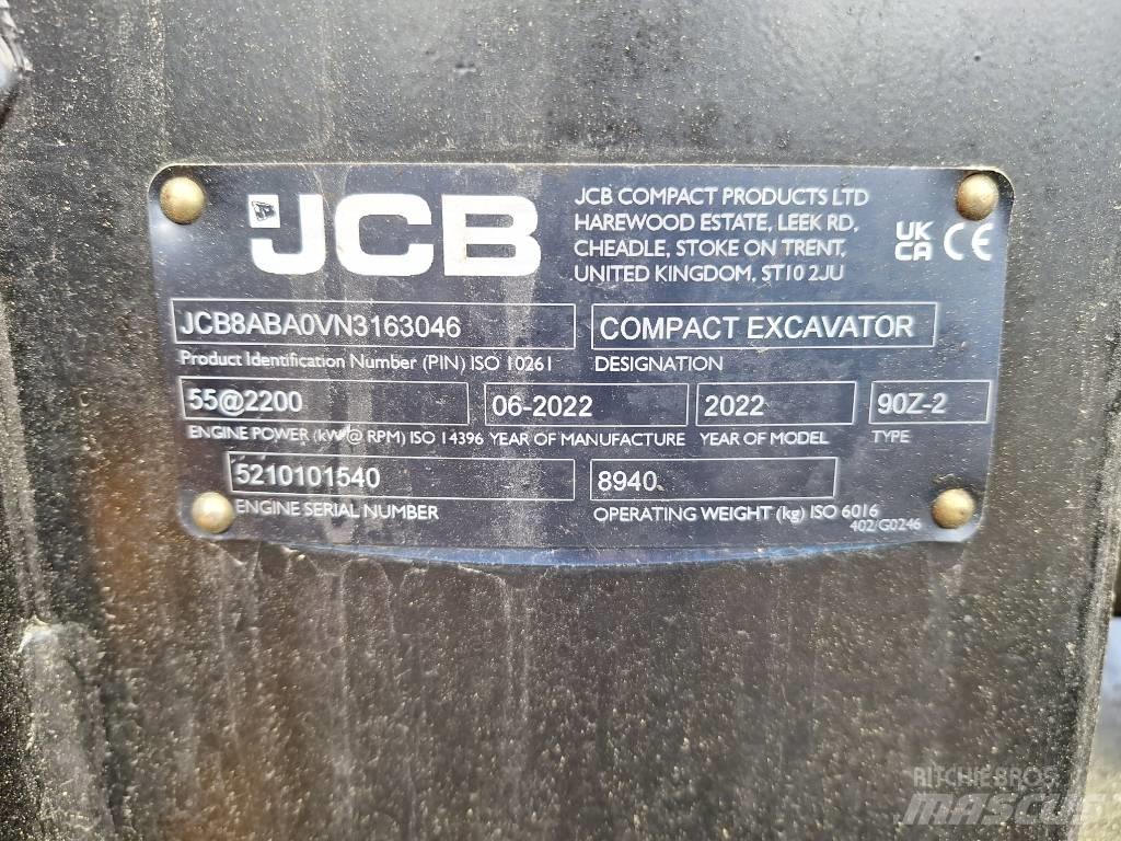 JCB 90 Z-2 Vidēja lieluma ekskavatori 7 t - 12 t