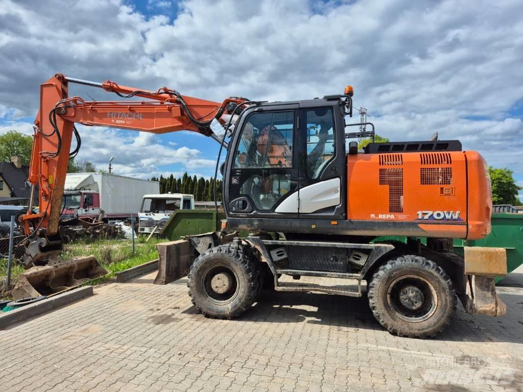 Hitachi ZX 170 W-6 Ekskavatori uz riteņiem