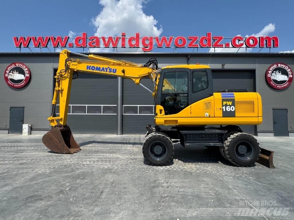 Komatsu PW 160 ES-7K Ekskavatori uz riteņiem