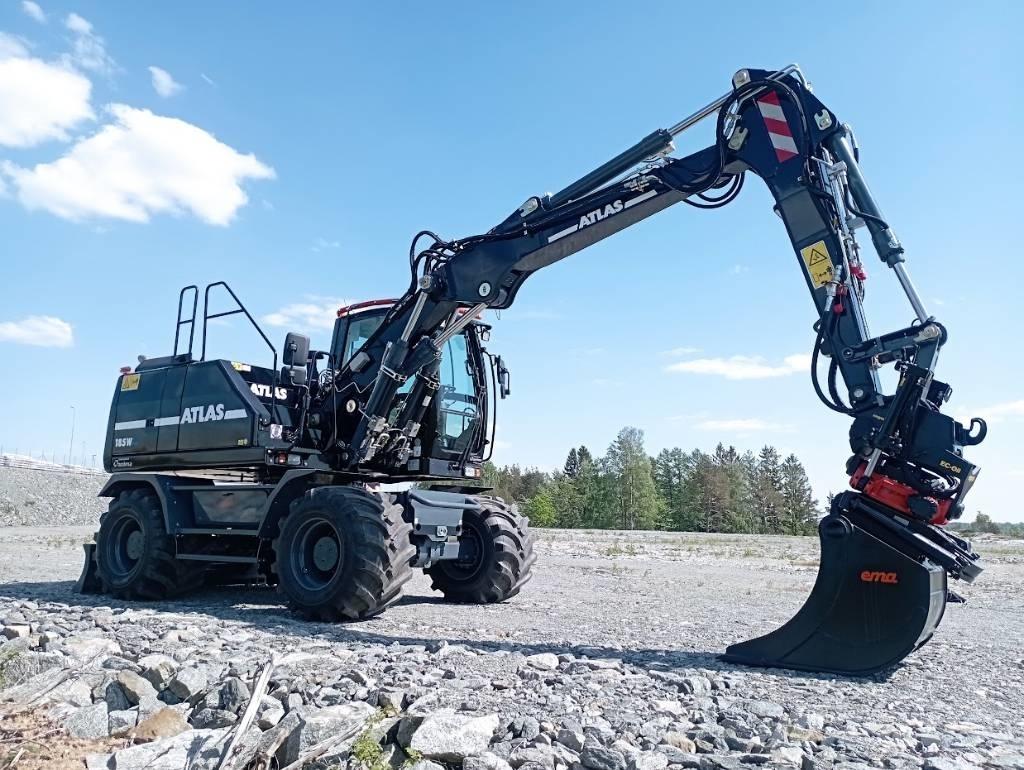 Atlas 185w Ekskavatori uz riteņiem