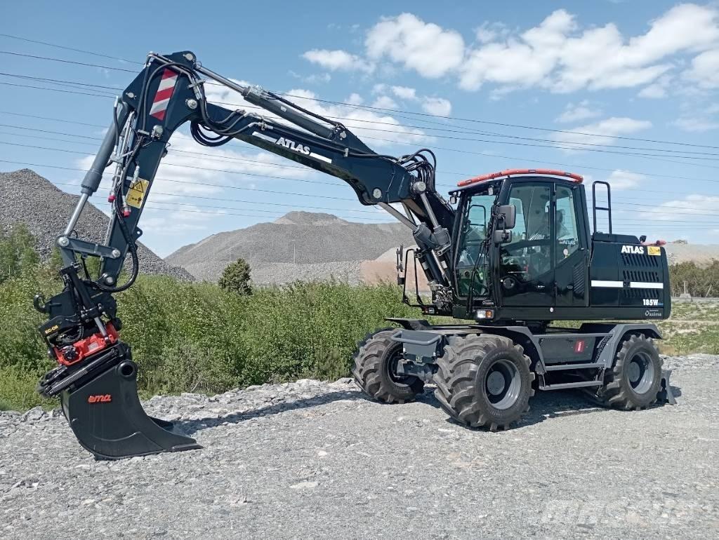 Atlas 185w Ekskavatori uz riteņiem