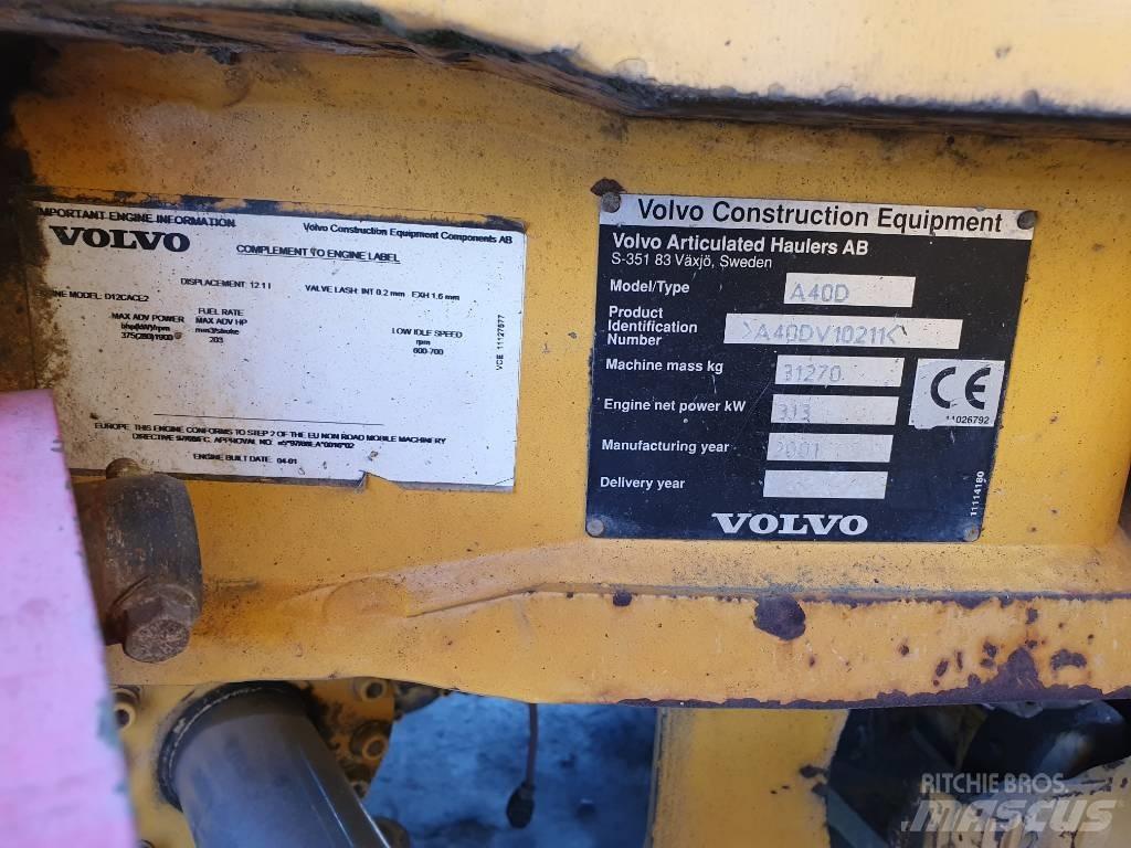 Volvo A 40 D Artikulētie pašizgāzēji