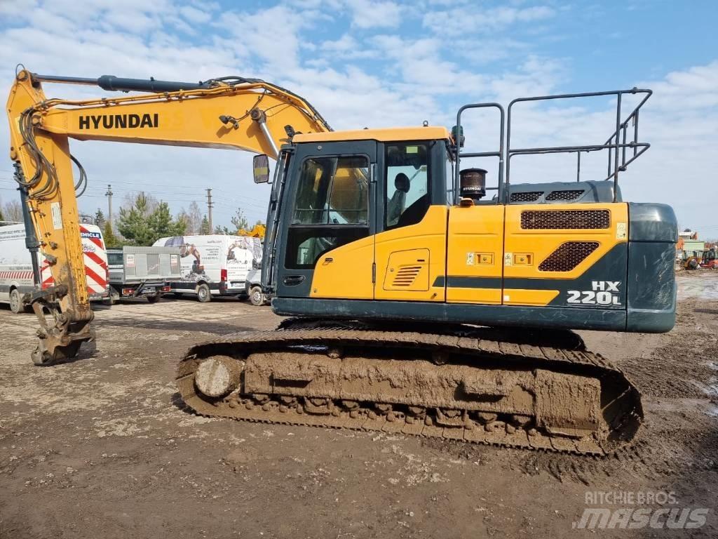 Hyundai HX 220 L Kāpurķēžu ekskavatori