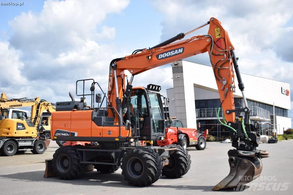 Doosan DX 140 W-5 Ekskavatori uz riteņiem