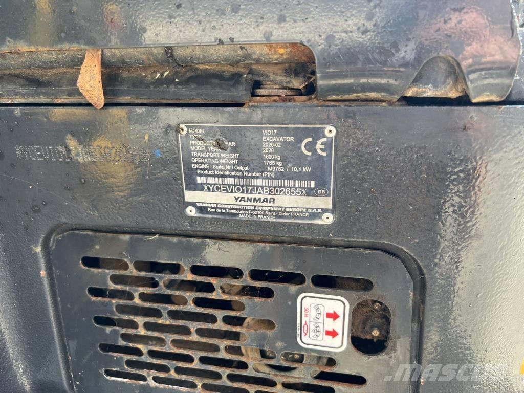 Yanmar Vio 17 Mini ekskavatori < 7 t