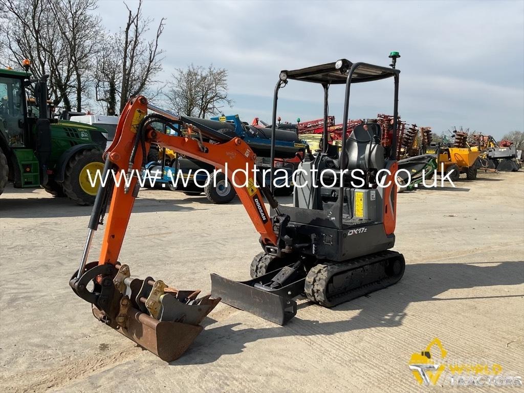 Doosan DX 17 Mini ekskavatori < 7 t