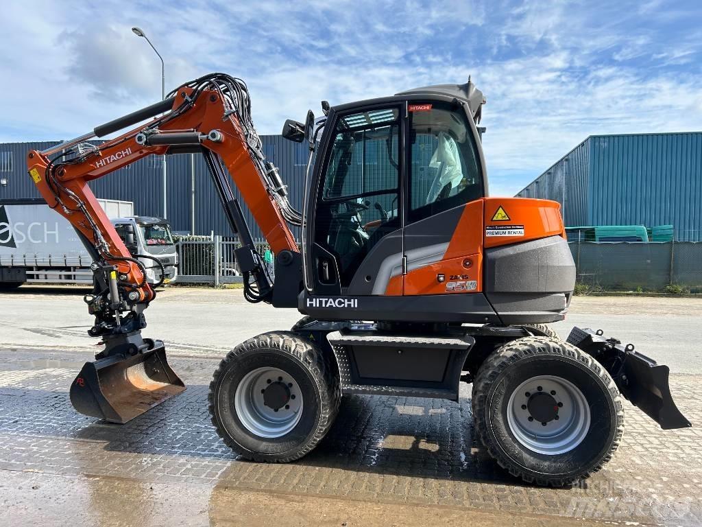 Hitachi ZX95W Ekskavatori uz riteņiem