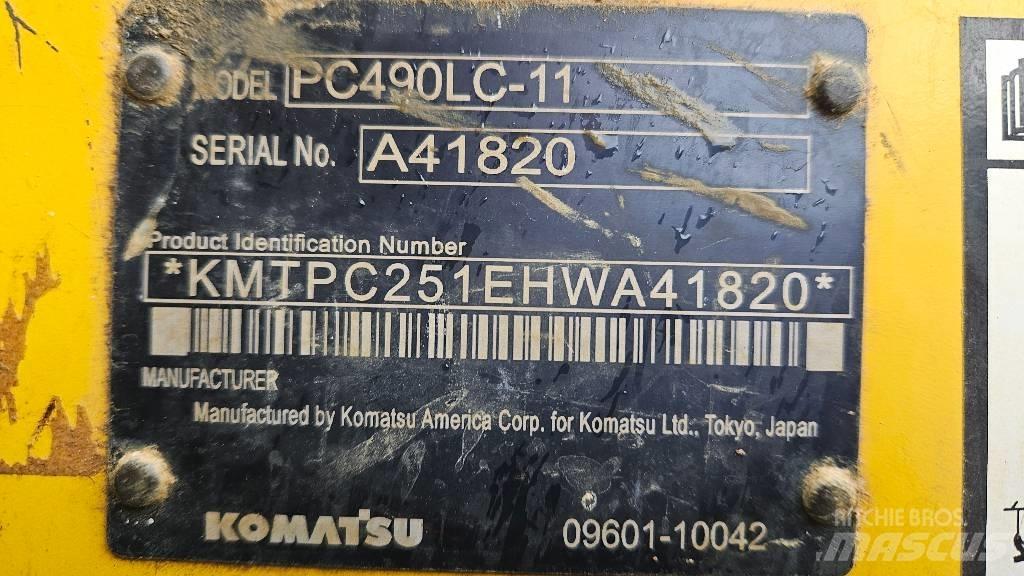Komatsu PC 490 LC-11 Kāpurķēžu ekskavatori