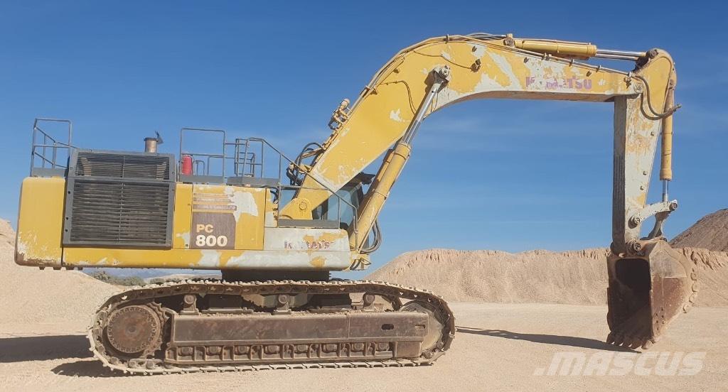 Komatsu PC 800-6 Kāpurķēžu ekskavatori