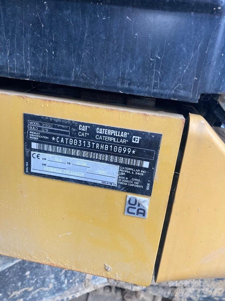 CAT 313 GC - nextgen Kāpurķēžu ekskavatori