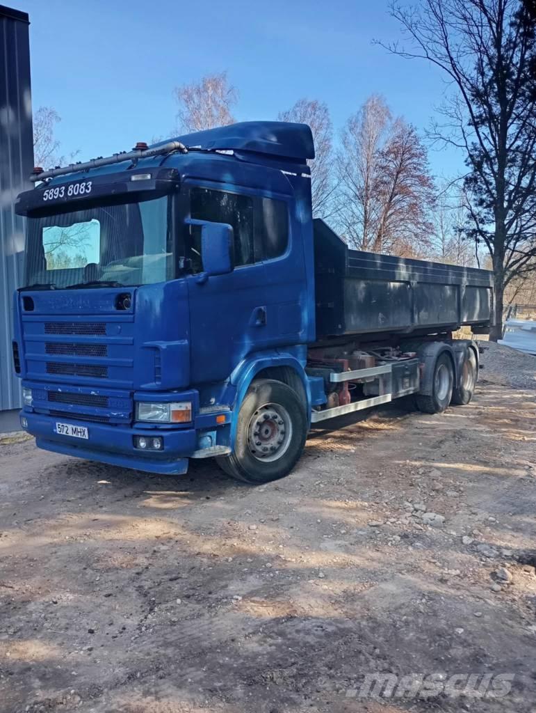 Scania 124 C 420 Treileri ar āķi