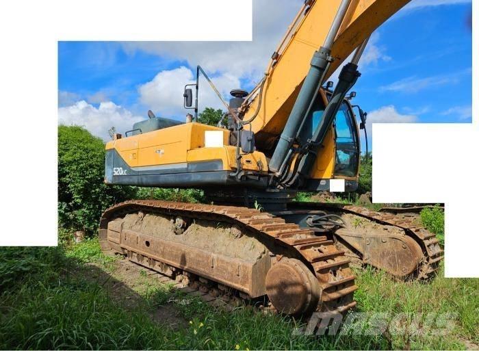 Hyundai Robex 520 LC Kāpurķēžu ekskavatori