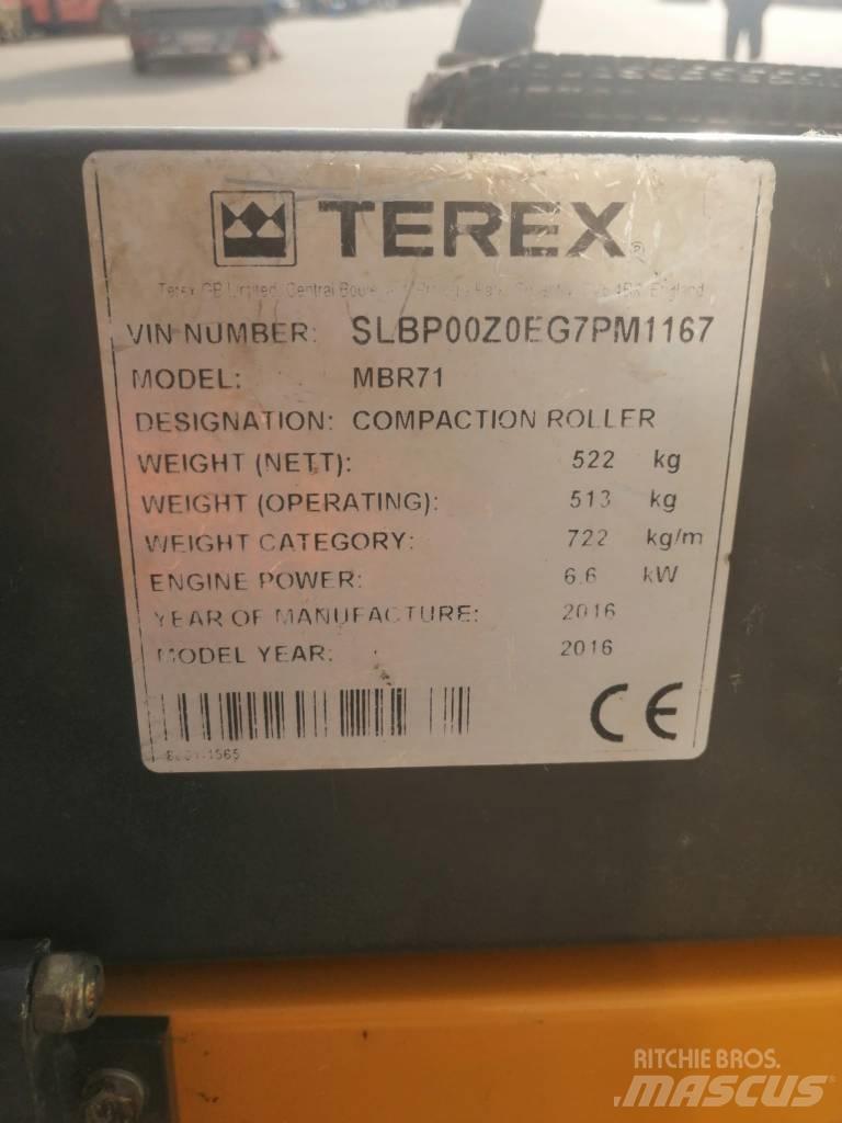Terex MBR71 Vienvalča grunts veltņi