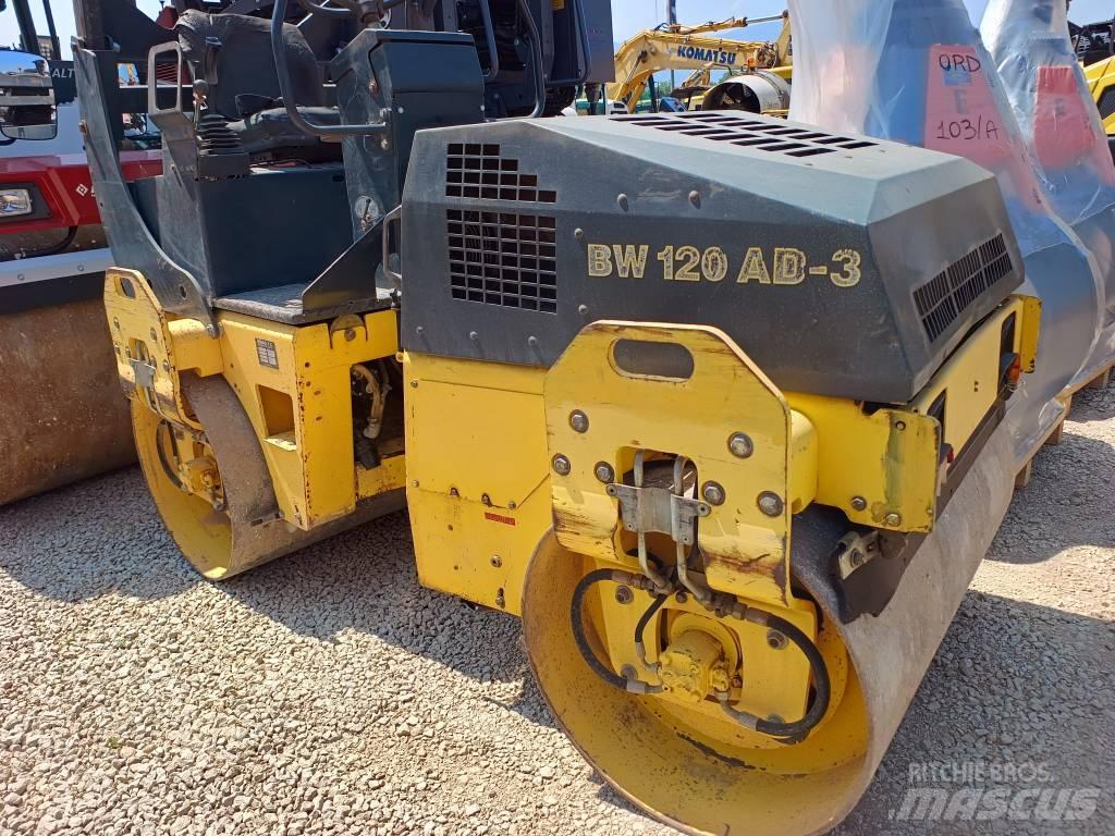 Bomag BW 120 AD-3 Divvalču grunts veltņi