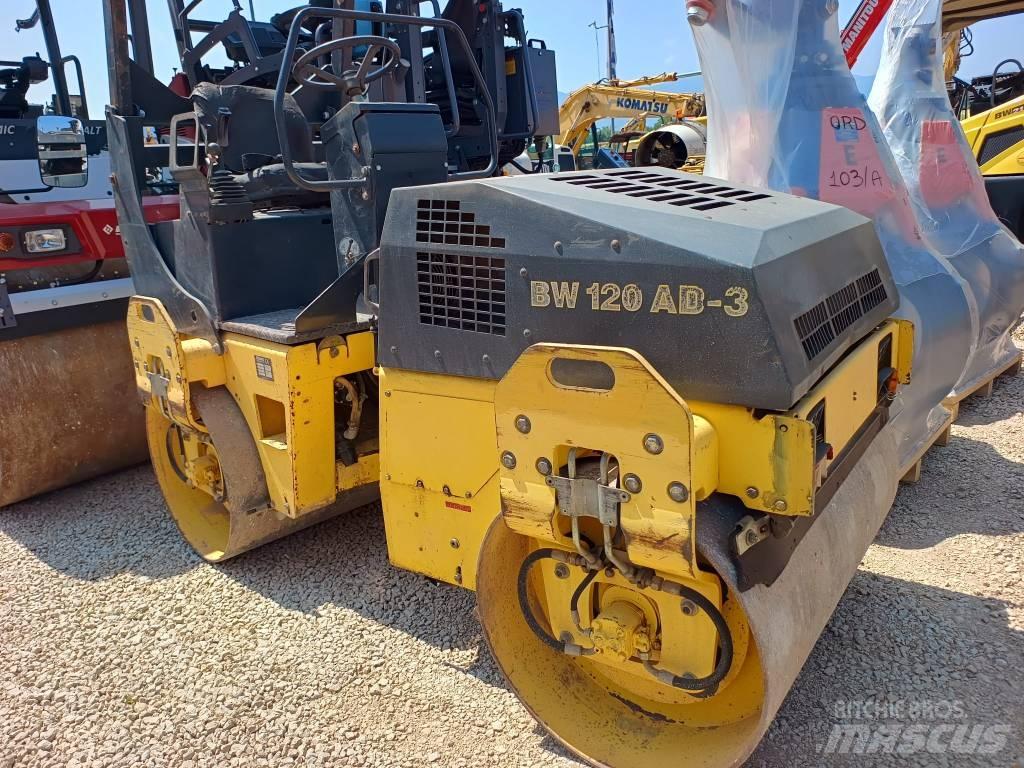 Bomag BW 120 AD-3 Divvalču grunts veltņi