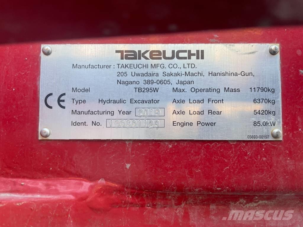 Takeuchi TB 295 W Ekskavatori uz riteņiem