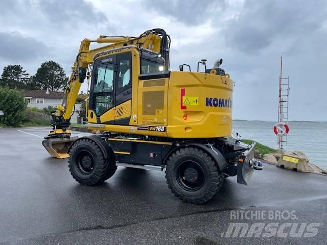 Komatsu PW168-11 Ekskavatori uz riteņiem