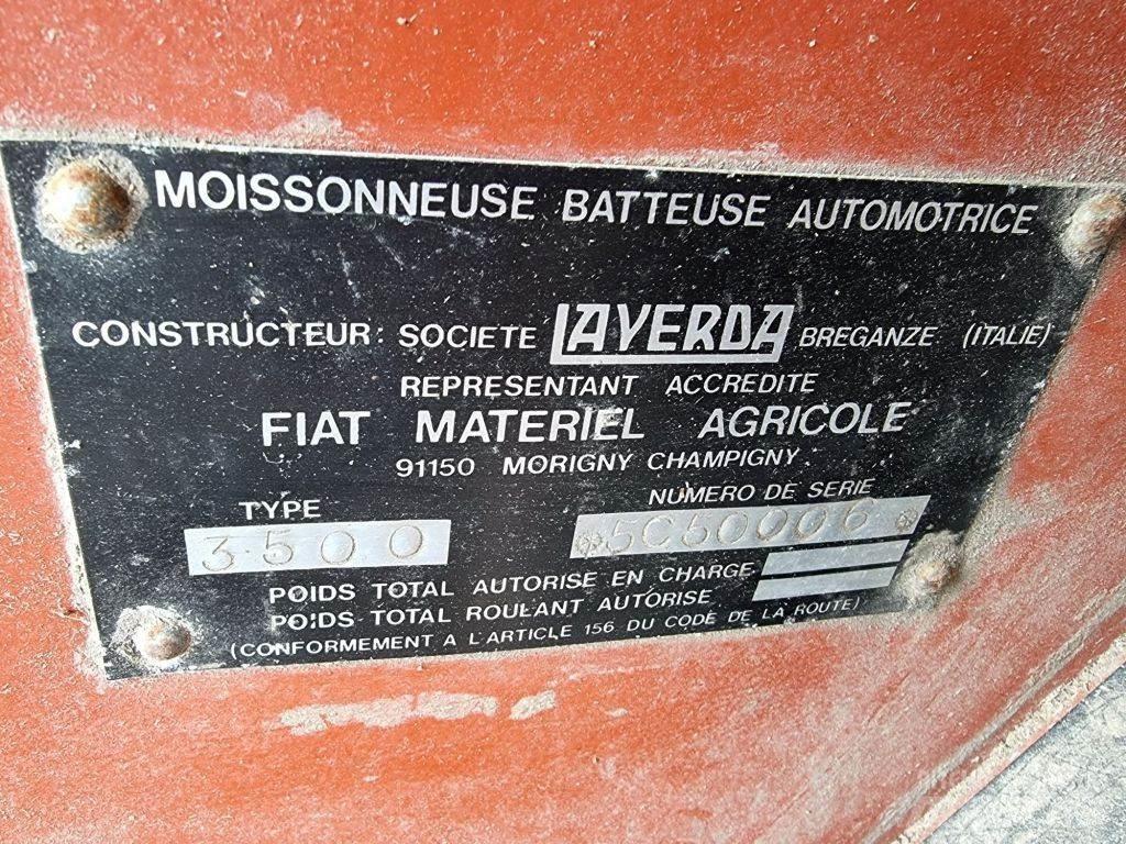 Laverda 3500 Ražas novākšanas kombaini