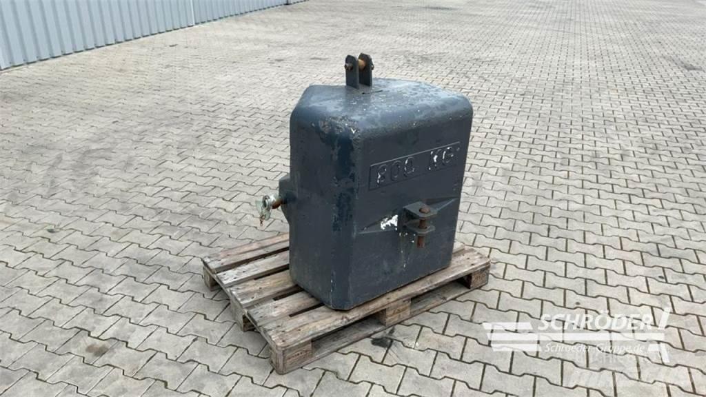  800 KG STAHLBETON Cits traktoru papildaprīkojums